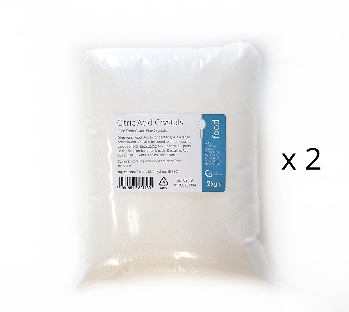 4kg - Citric Acid Crystals